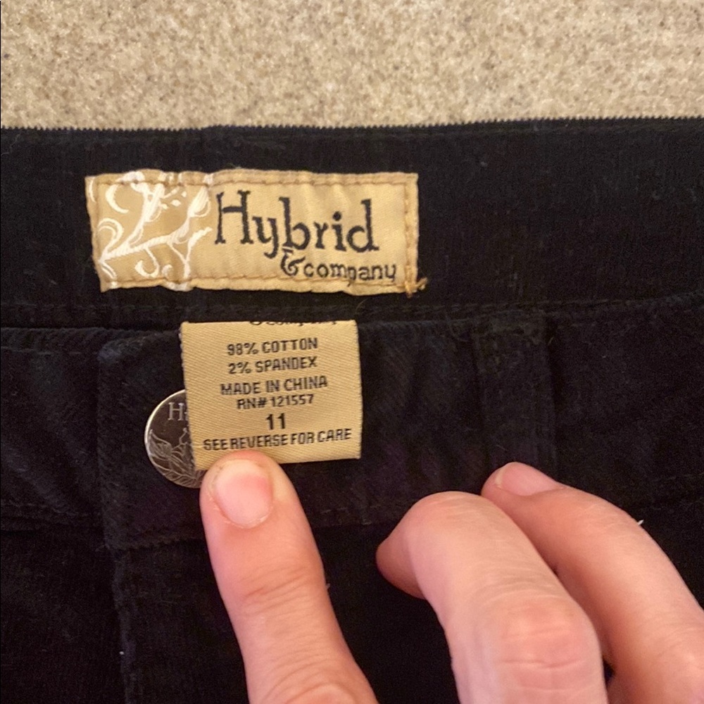 Women's cordoroys BLACK perfect condition! - Picture 4 of 4